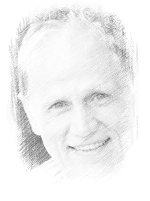 Leigh D Wilson ' About Me' pencil sketch image