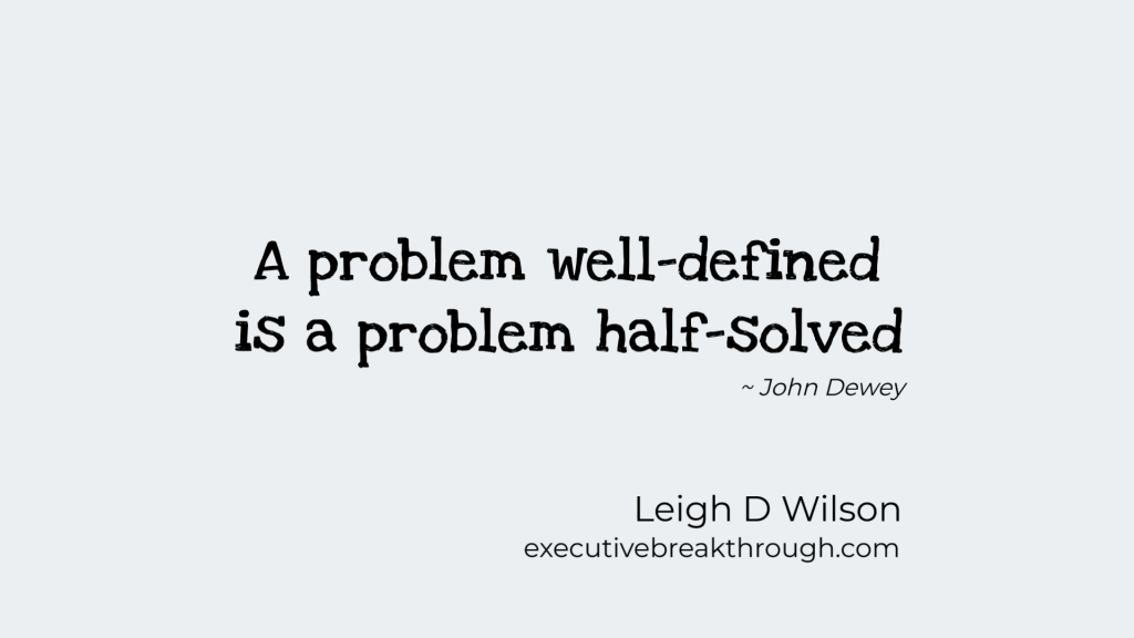 A problem well-defined