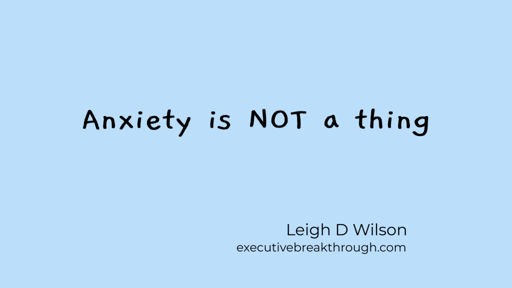 If you are feeling anxious