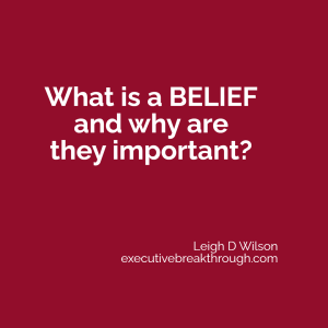 What is a belief and why are they important?