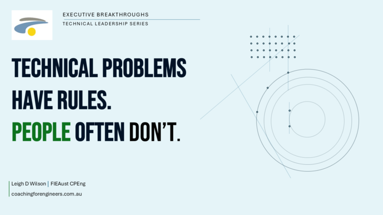 Technical Problems Have Rules. People Often Don’t.