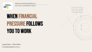 When Financial Pressure Follows You to Work