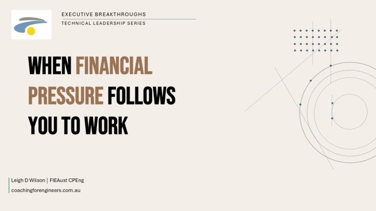 When Financial Pressure Follows You to Work